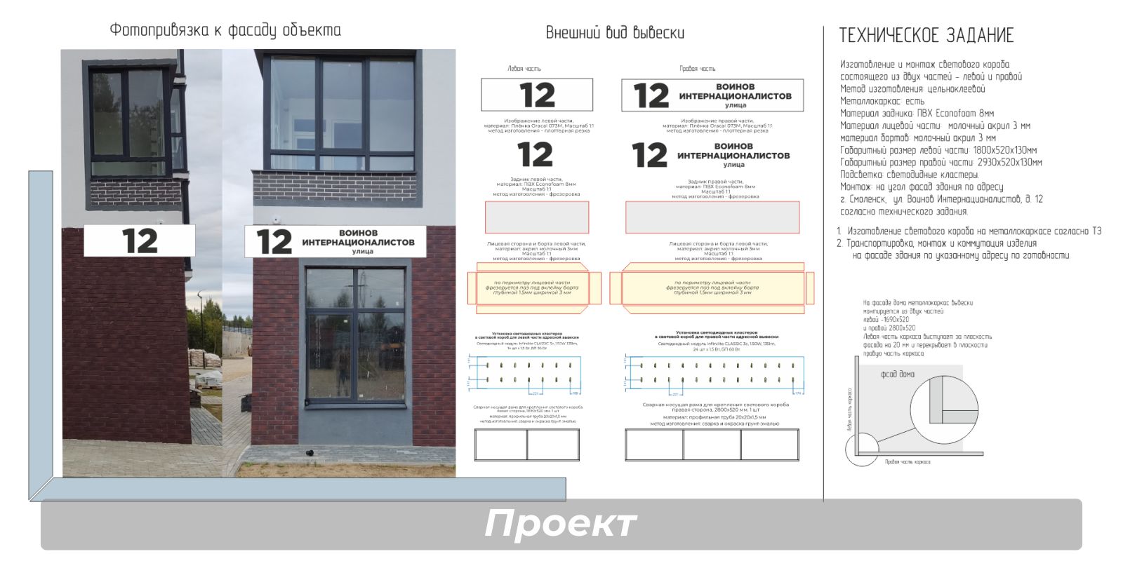 Проект: таблички для ТЦ